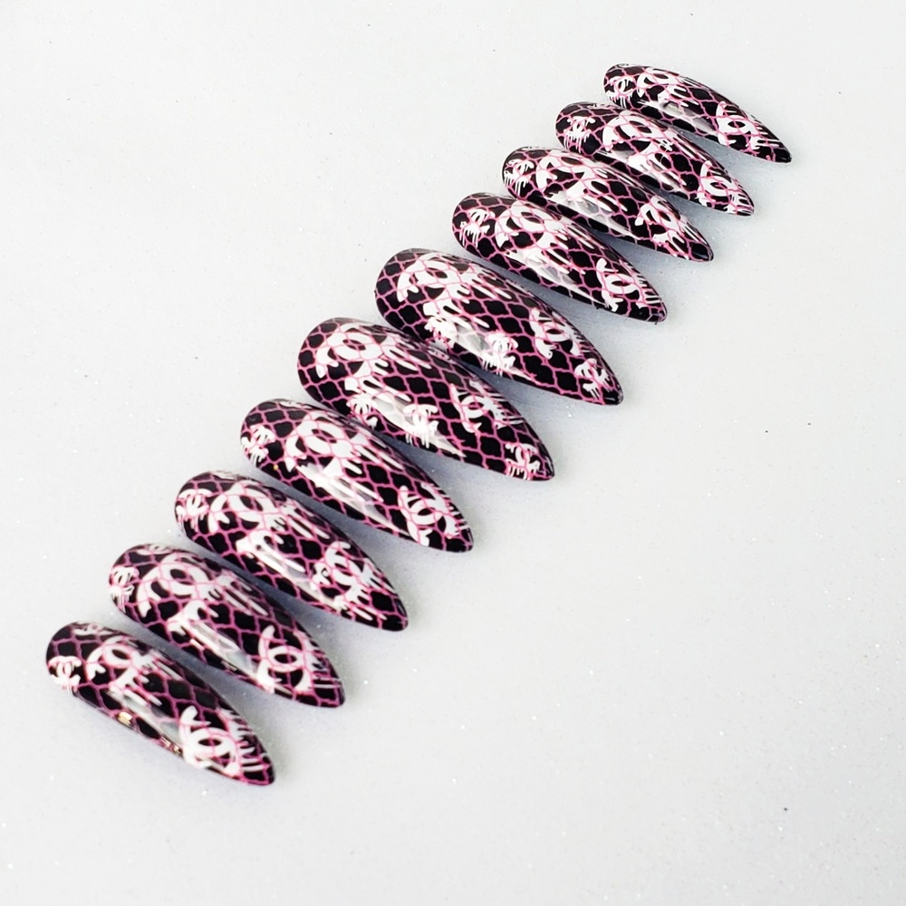The Press CC Drip Set*  Reusable Press On Nails - Picture 3 of 6